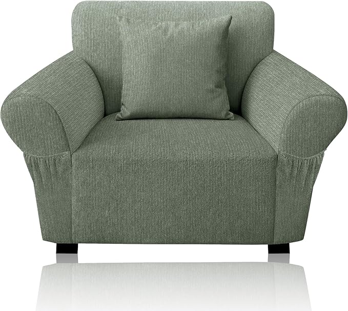 Armchair Slipcover with 1 Pillow Cover