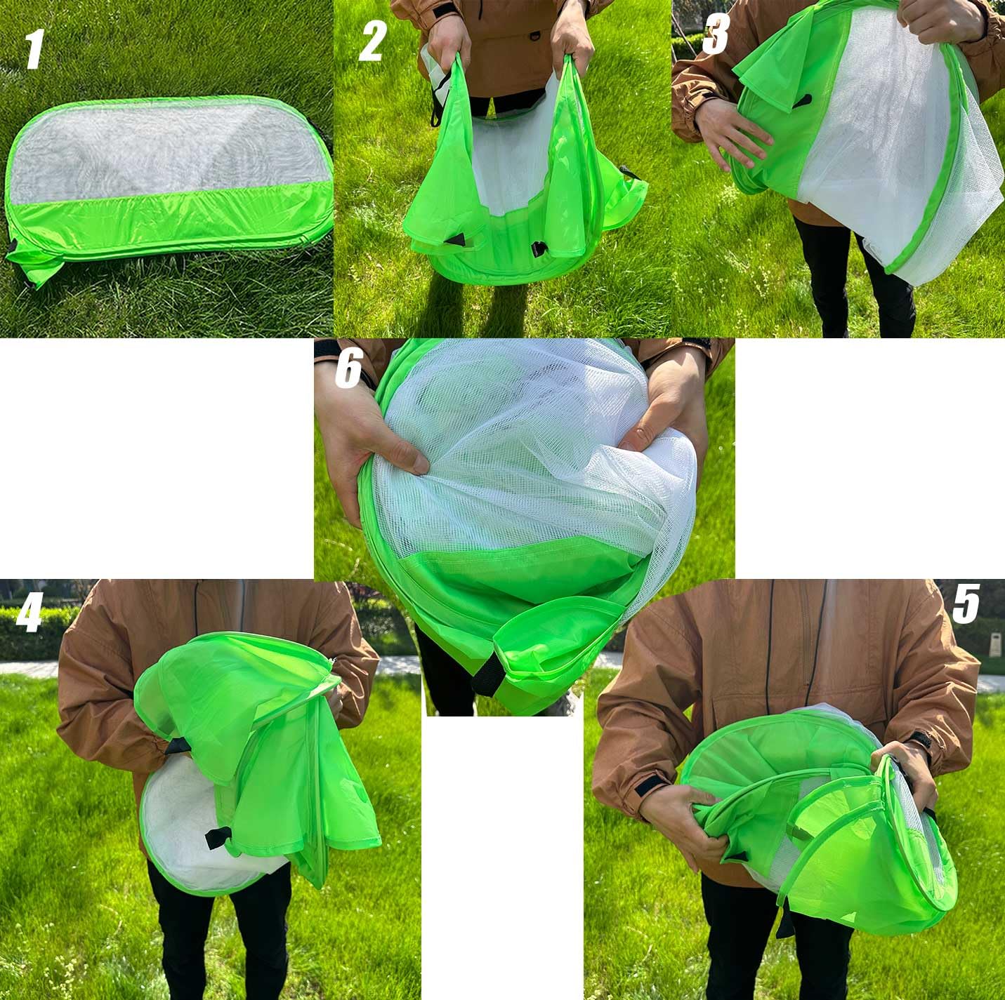 Pop Up Garden Mesh Plant Cover 2Pcs Outdoor Plant Protector Mesh Plant Enclosure Raised Bed Garden Bird and Pest Protection Guard for Fruits Vegetables Seedlings and Herbs