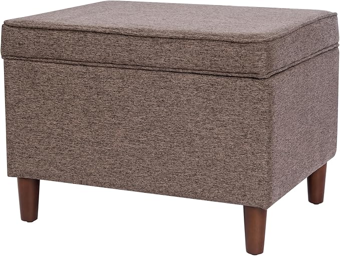 HomePop Home Decor | Dinah Collection Modern Storage Ottoman | Ottoman