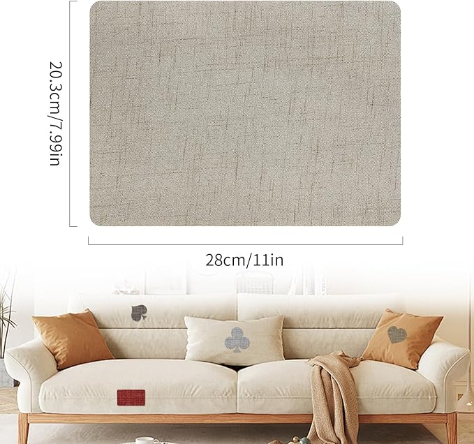 SYLVASS 8x11 Inch Fabric Repair Patches, Self-Adhesive Linen Patch