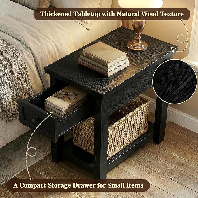Armocity Narrow End Table Set of 2