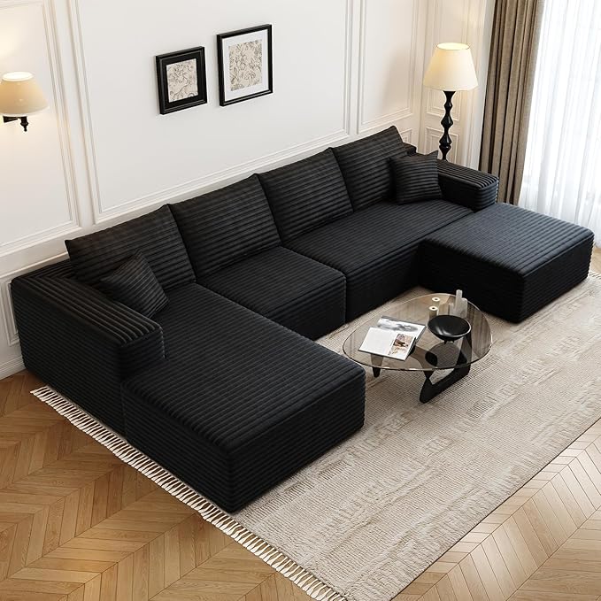 135.4" Cloud Modular Sectional Couch