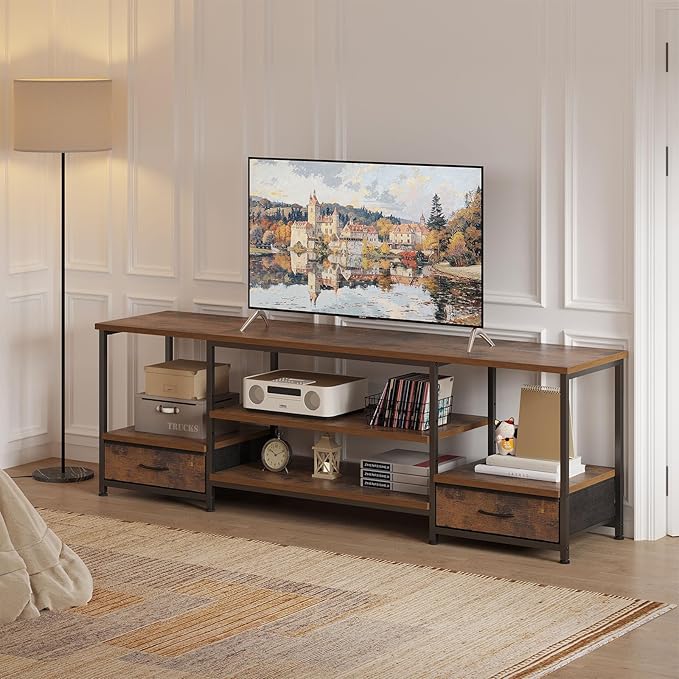 DUMOS 63 inch TV Stand, Entertainment Center