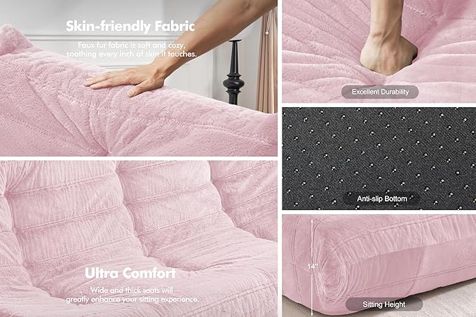 Bean Bag 3-Seater Chair Big Sofa Beanbag Chair