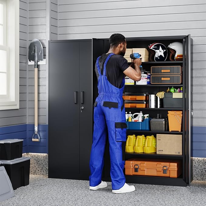 Yizosh Metal Storage Cabinet