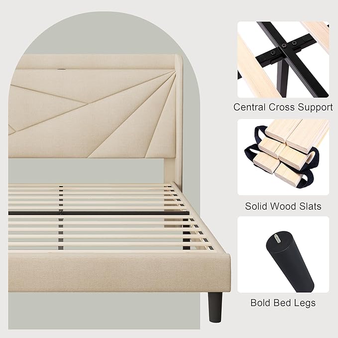 Feonase Queen Size Bed Frame