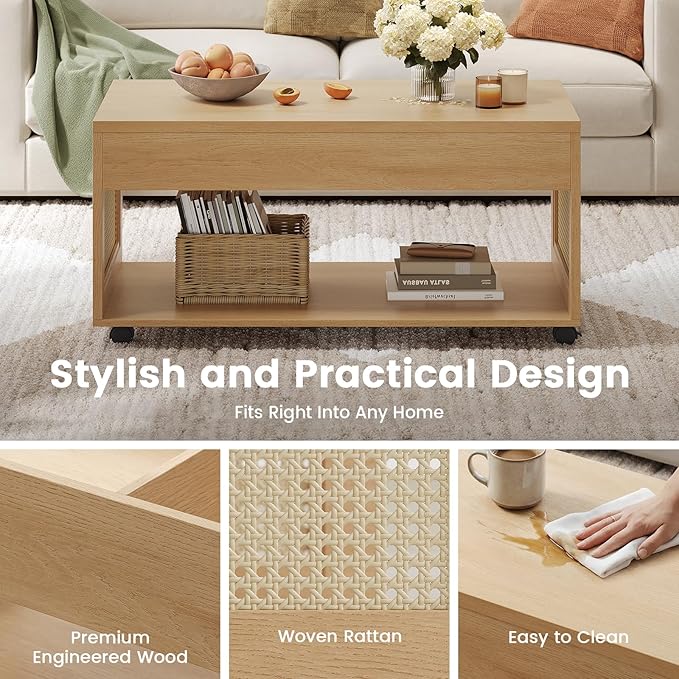 Sikaic Lift Top Coffee Table