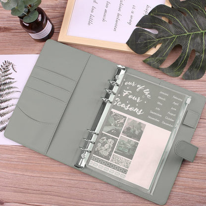 Money Saving Binder, Savings Challenges Book with for Cash Envelopes, 12pcs Zipper Envelopes A5 Budget Binder, Budget Planner for Managing Budgets and Saving Money -(Gray-9.2IN)
