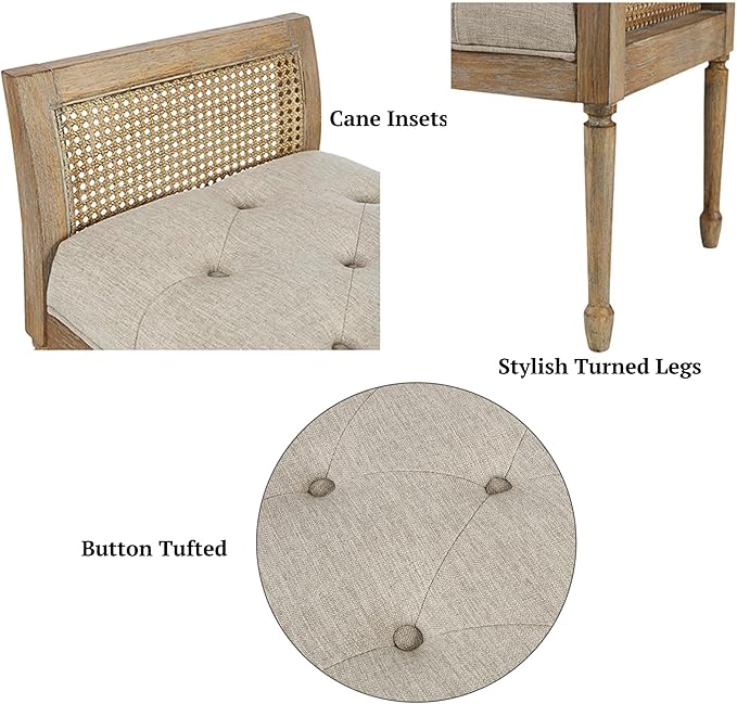 Martha Stewart Isla Entryway Accent Bench