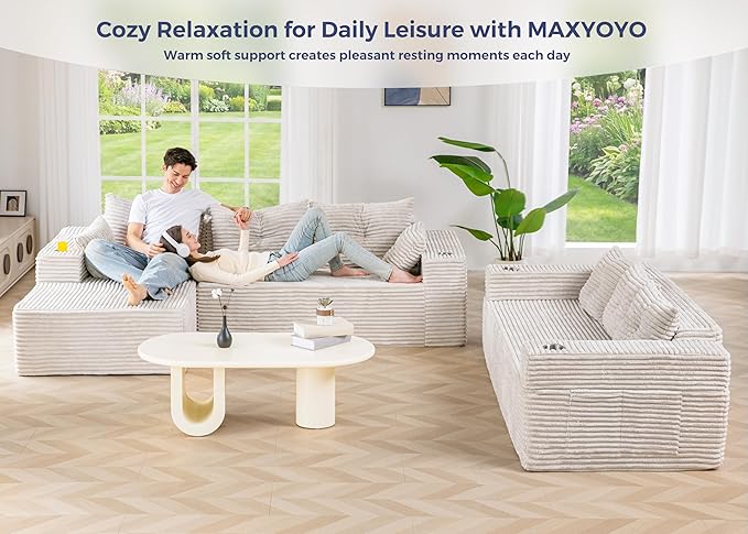MAXYOYO Modular Sectional Couch