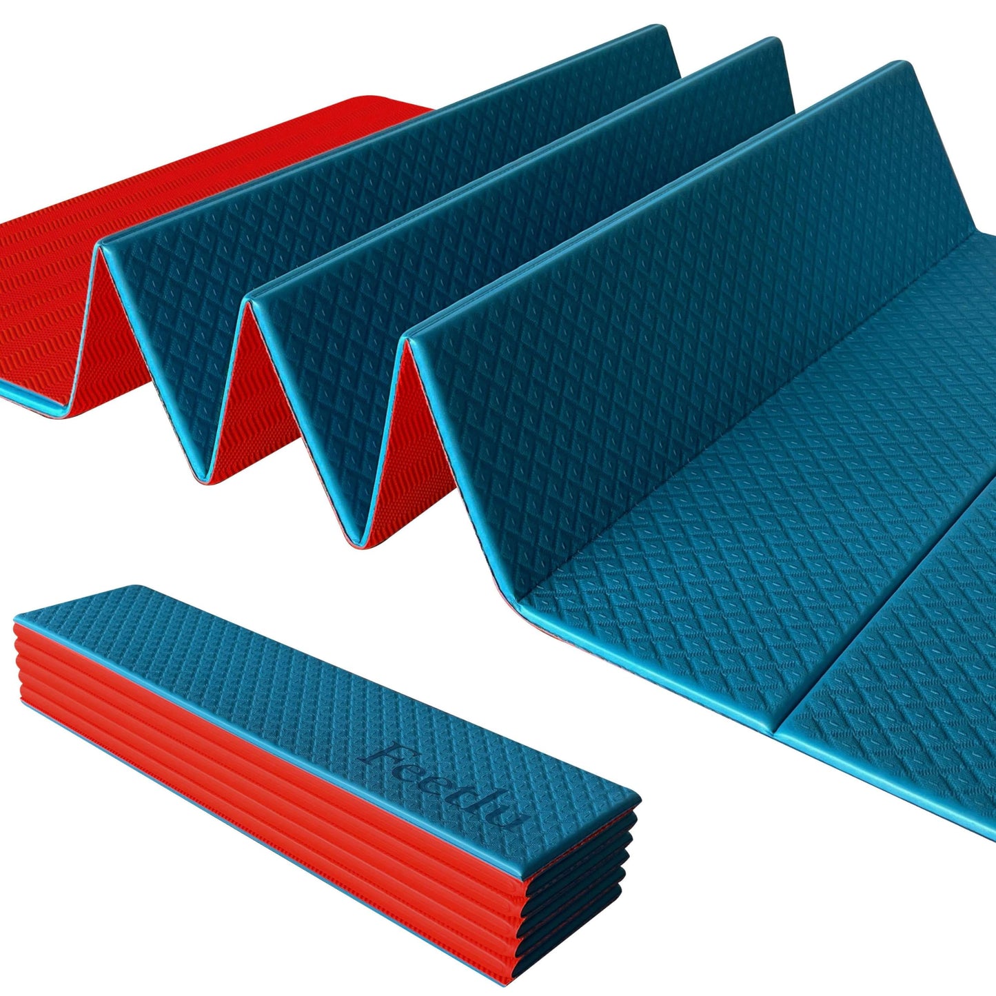 Foldable Yoga Exercise Mat – Lightweight, Anti-Slip, and Easy to Store for Yoga, Pilates, Home Workouts, and Floor Exercises