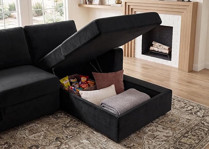 HONBAY Sectional Sleeper Sofa
