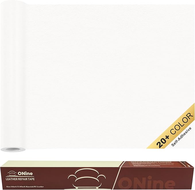 ONine Leather Repair Patch, Self-Adhesive Couch Patch