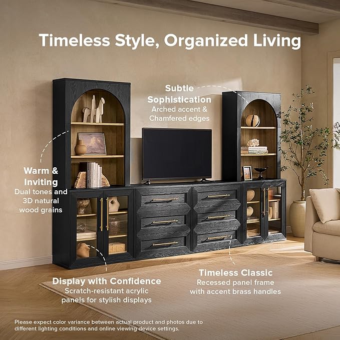 mopio Blake 4 Piece Entertainment Center