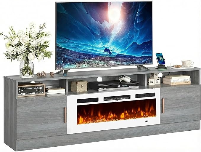oneinmil 70" Fireplace TV Stand