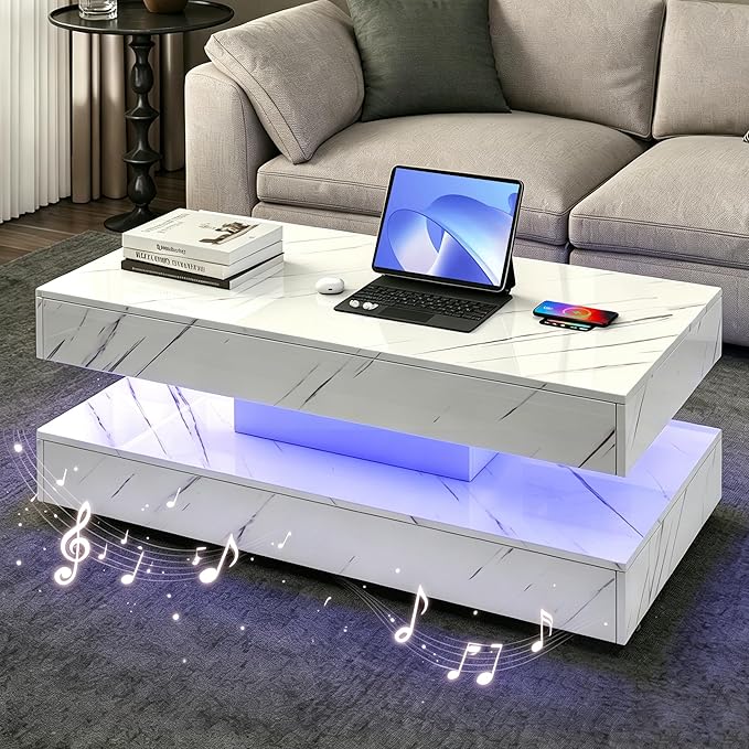 47.2" LED Smart Coffee Table