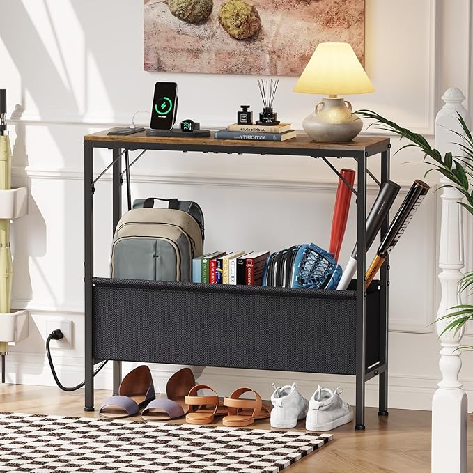Asgolion 31.5" Console Table, 9.5" D Entryway Table