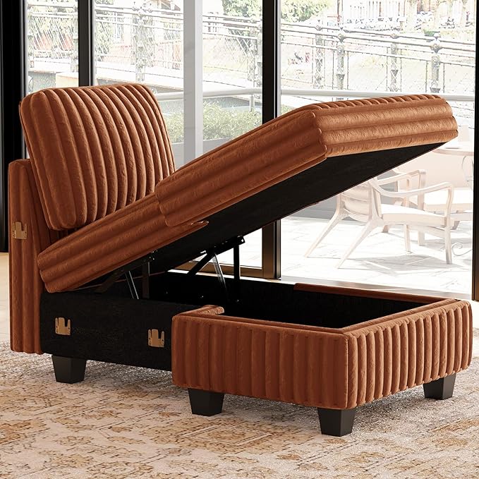Belffin Modular Sectional Storage Chaise Module