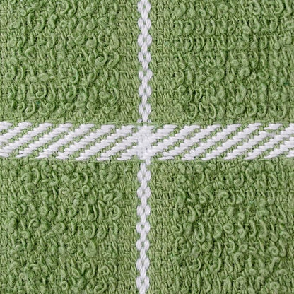 Ritz Terry Check Dish Cloth Set: Highly Absorbent & Super Soft