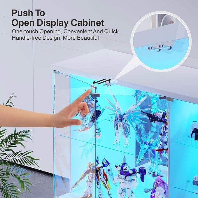 Lvifur Glass Display Cabinet