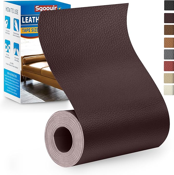 Leather Repair Patch Tape Kit, Vinyl Leather Repair Kit