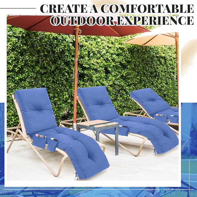 Kigley Outdoor Chaise Lounge Cushions