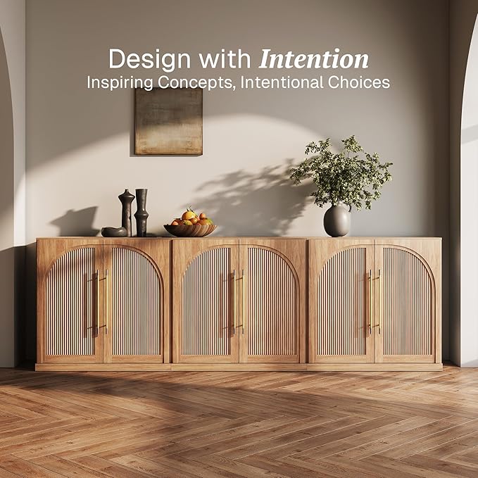 BELLEZE Set of 3 Modular Sideboard