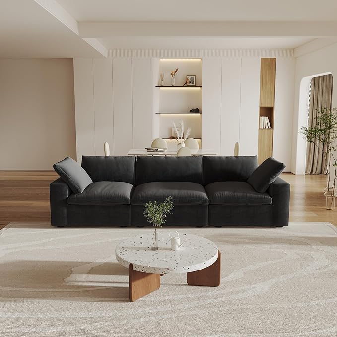 WJShome Cloud Modular Sectional Couch, 120.45" Convertible Couch