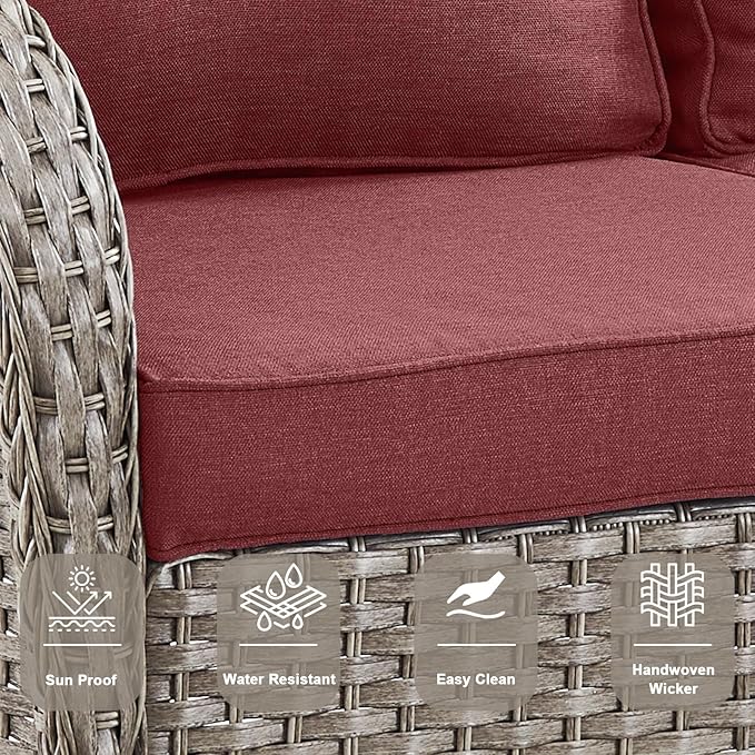 Belord Expansive 10 Pieces Outdoor Patio Furniture Set