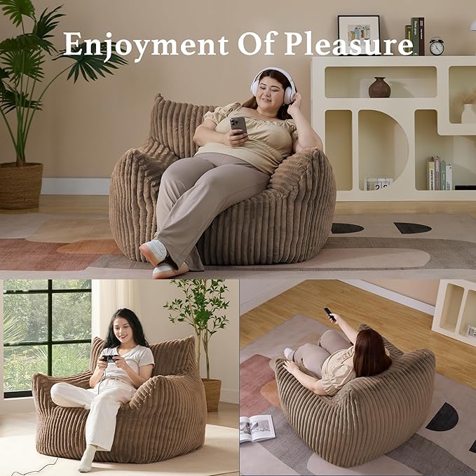 Giant Plush Bean Bag Chair for Adults