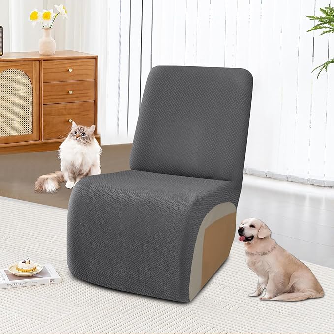 ALIECOM 100% Waterproof Recliner Sectional Couch Covers L Shape Stretch Corner