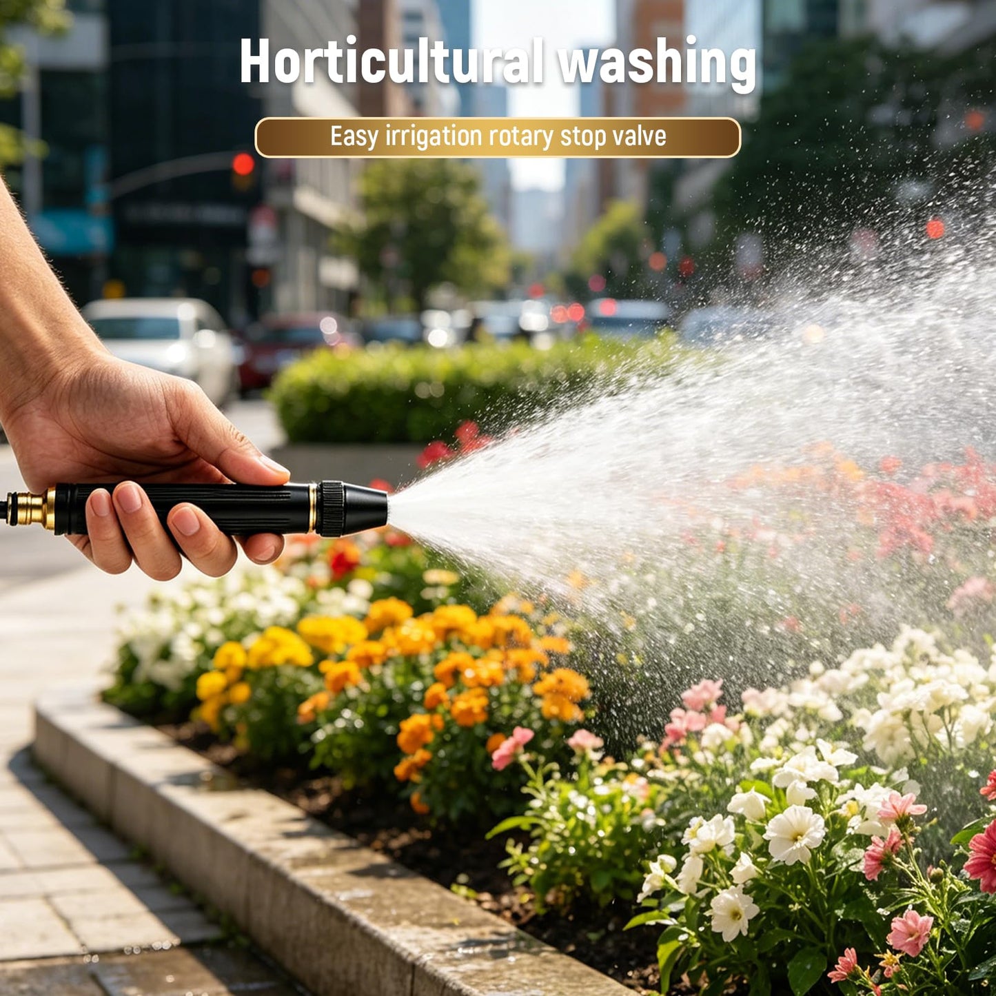 2026 New Jet Nozzle PowerWasher for Garden Hose, 2Pcs Garden Hose Nozzle High Pressure PowerfulCleaning Spray Evenly, High Pressure Hose Nozzle for Car Washing (Pacifier Interface)