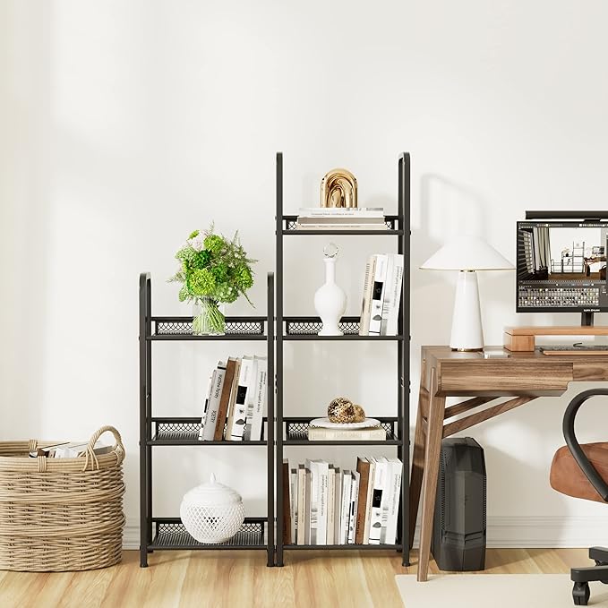 Bookshelf Vertical Storage Freestanding Storage Stand