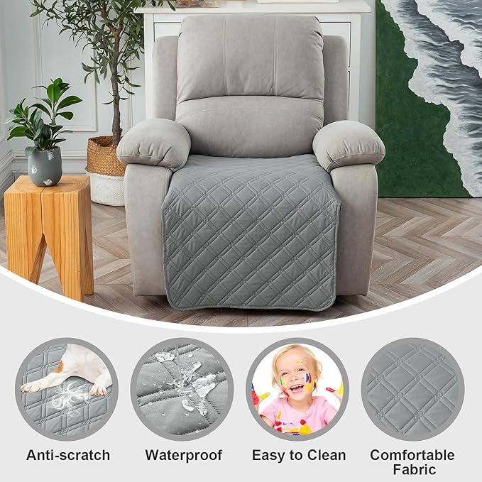 Genina Waterproof Recliner Chair Covers, Recliner Cover