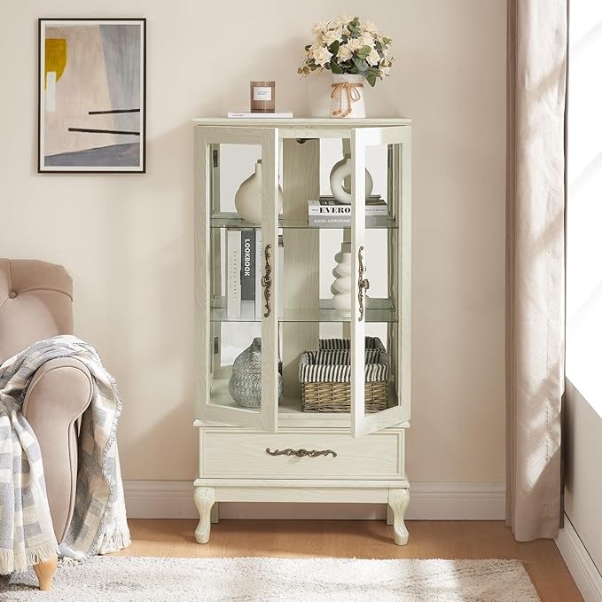 Lighted Curio Display Cabinet