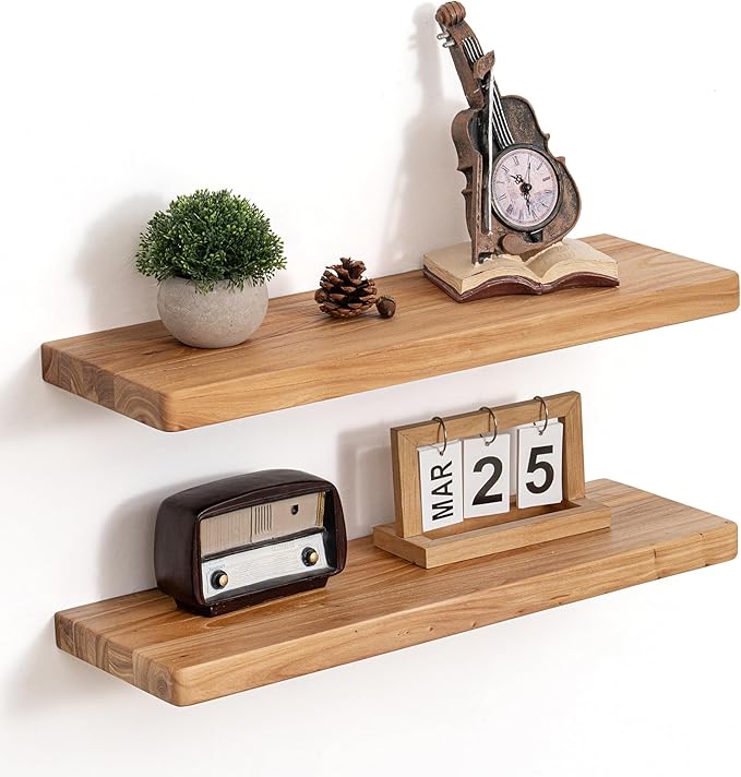 Floating Shelves for Wall, Round Edge Wall Shelves