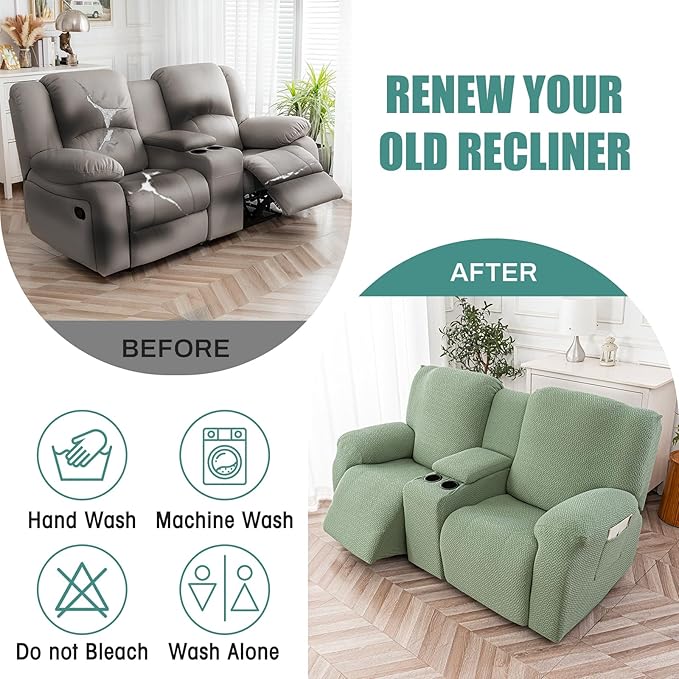 Genina Recliner Loveseat Covers