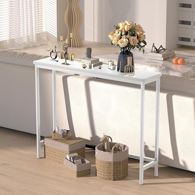 VASMIA Console Table, Entryway Table, Narrow Sofa Table, Living Room