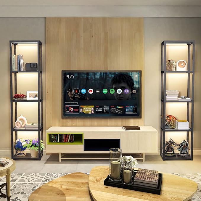 OUTON 67" Glass Display Shelf