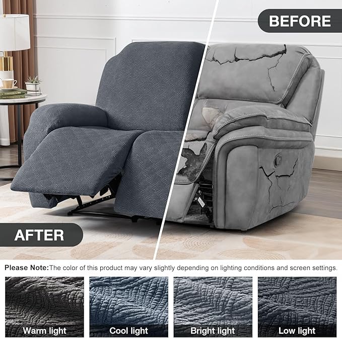 Timeles Extra Wide Recliner Loveseat Cover Oversized Reclining Couch Covers