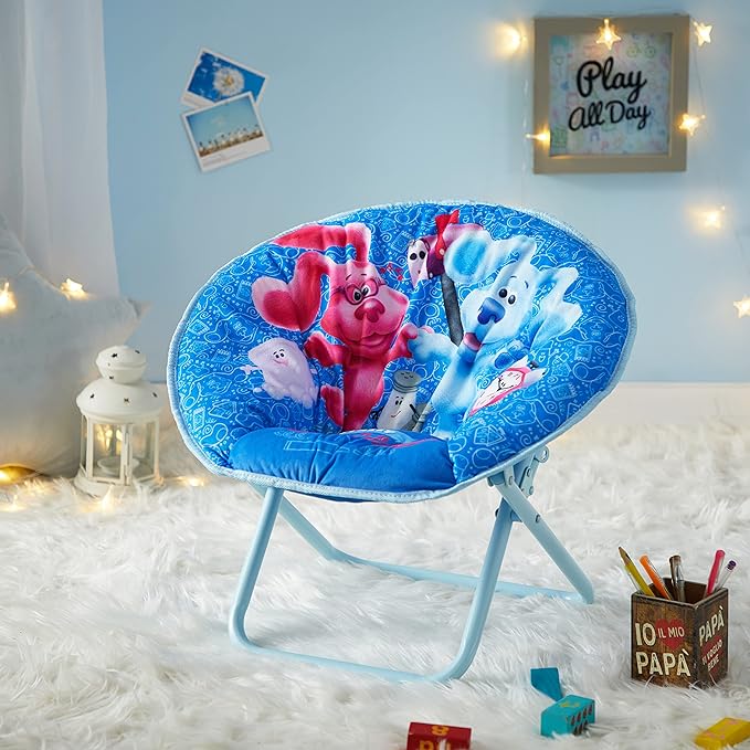 Nickelodeon Blues Clues Toddler 19” Folding Saucer Chair