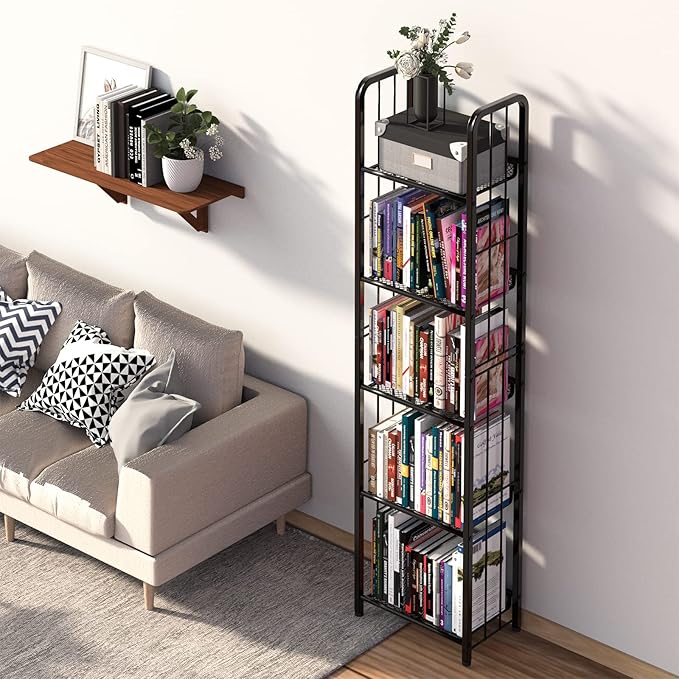 Bookshelf Storage Shelf Bookcase Freestanding Storage Stand