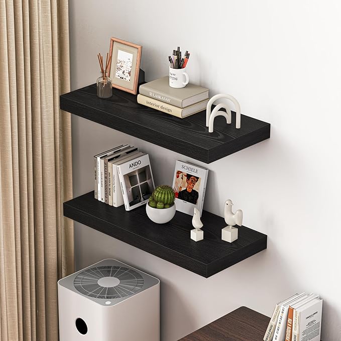Dreamland 32" Floating Shelves for Wall, Wall-Mounted Shelves for Bedroom
