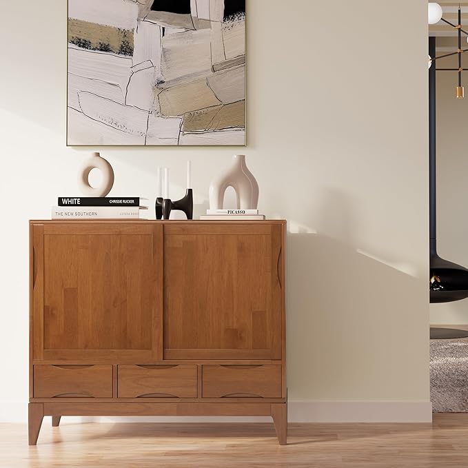 SIMPLIHOME Harper Medium Storage Cabinet