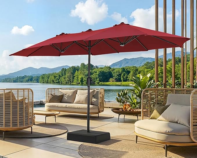 SUPERJARE 13FT Outdoor Patio Umbrella