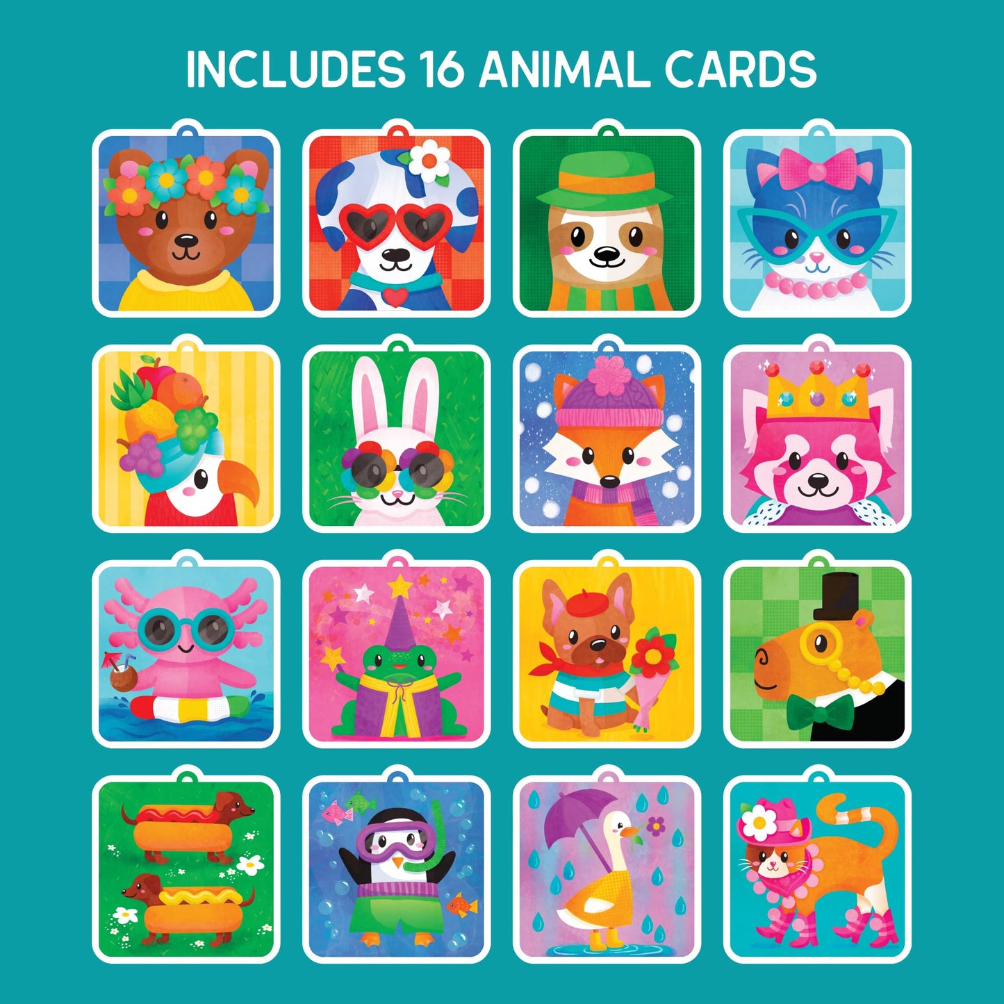 Educational Insights Pom Pom Kit: Animal Dress Up - Arts and Crafts for Kids 4-6, DIY Arts & Crafts Kits, Kids No Mess Activities, Preschool and Kindergarten Crafting Set, Toddler Craft Supplies