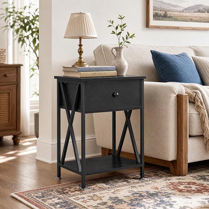 VECELO Nightstands, Modern End Side Tables, Night Stand