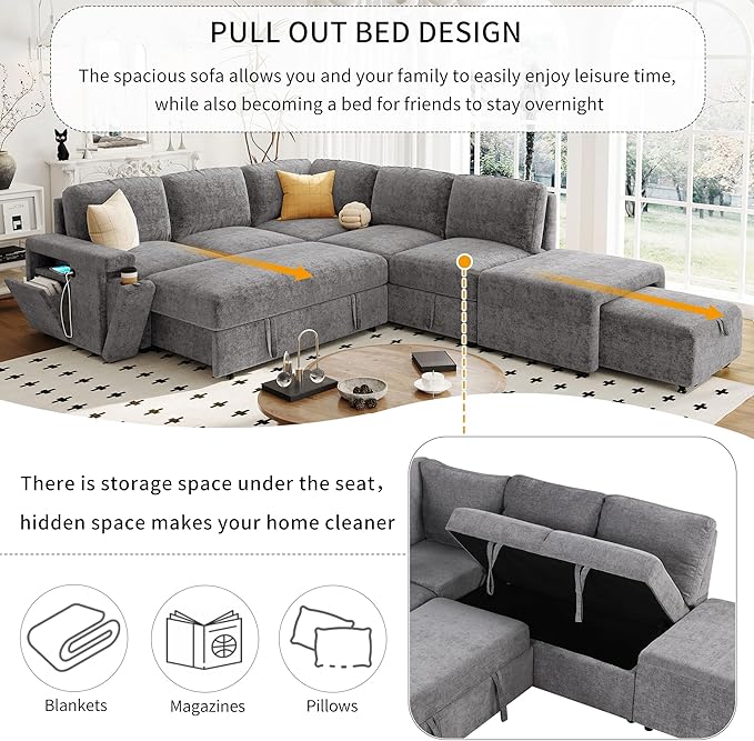 Merax L-Shaped Modular Sofa
