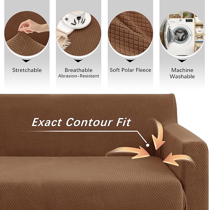 Arfntevss Stretch Sectional Couch Covers L Shaped Corner Sectional Sofa Cover
