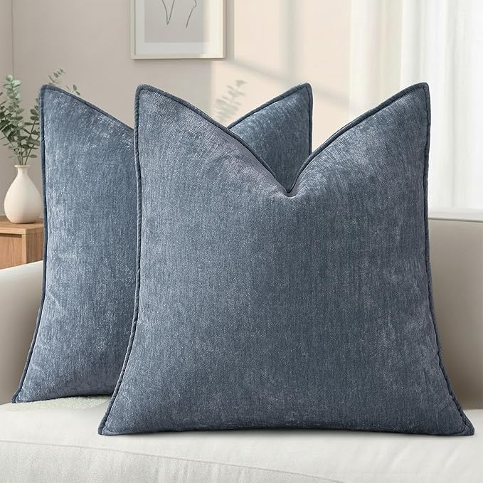 decorUhome Summer Couch Throw Pillow Covers 20x20 Set of 2, Decorative Soft